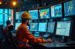 AI-driven oil and gas operations improving efficiency, safety, and cost reduction with real-time tracking by Tracklynk.